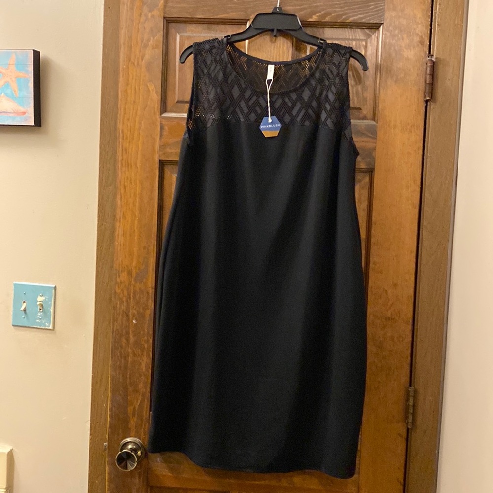 Black maternity dress
